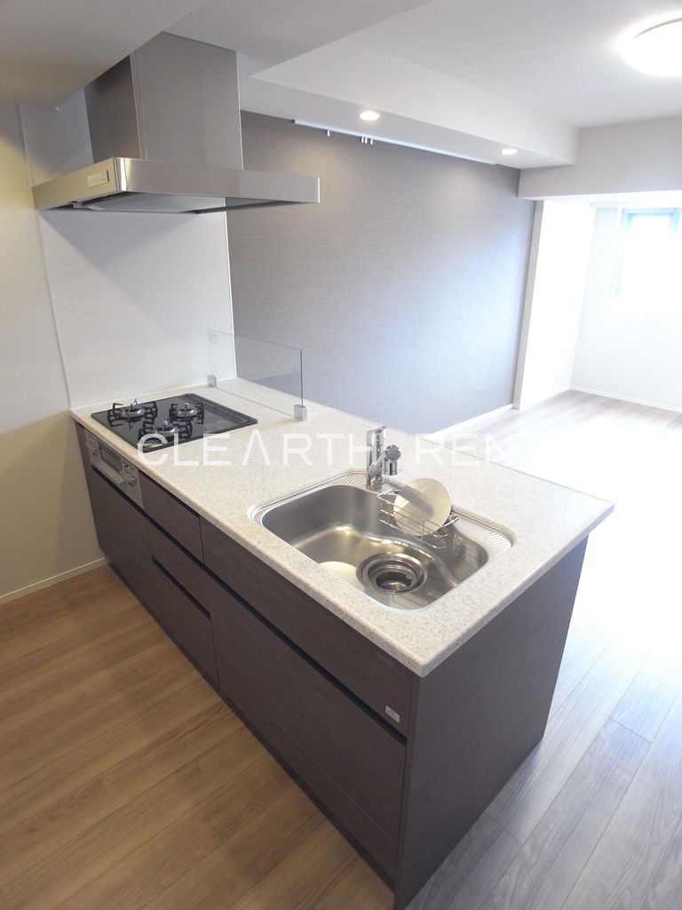 コンシェリア目白 ＴＨＥ ＧＲＡＮＤ ＲＥＳＩＤＥＮＣＥ 3口ガスシステムキッチン