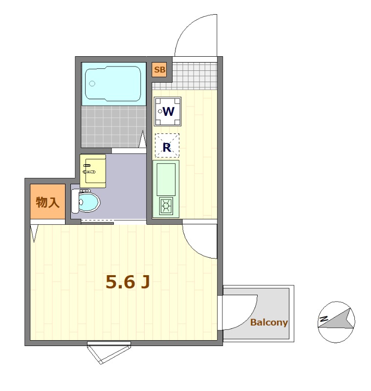 ノーブルワン2階 間取