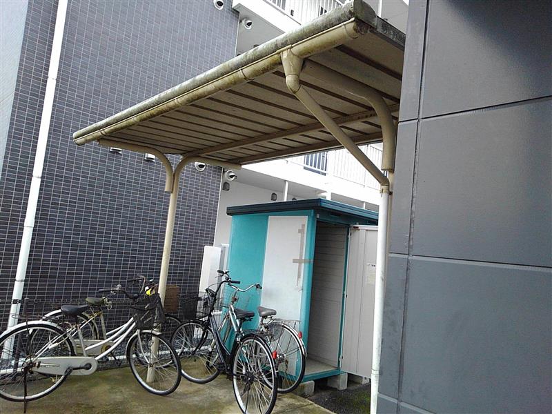 レオパレスプラムキャッスル204号室 駐輪場完備