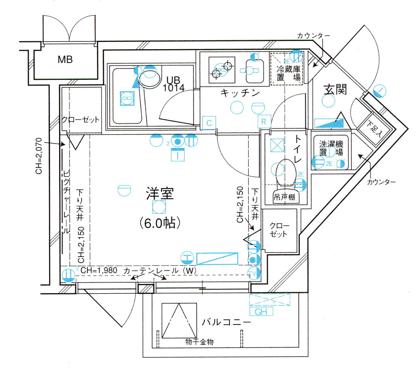 パレステュディオ西新宿2階 複数駅が徒歩圏内の好立地