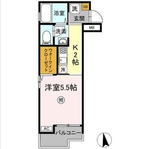 コーラルリーフ303号室 間取