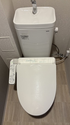 リビオシティ船橋北習志野 洗浄機能付トイレ　※2025年12月11日撮影