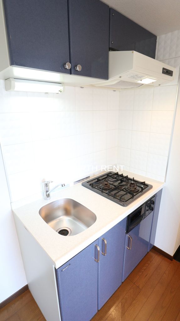 パレステュディオ新宿パークサイド14階 ☆効率よく調理できるグリル付2口ガスコンロ