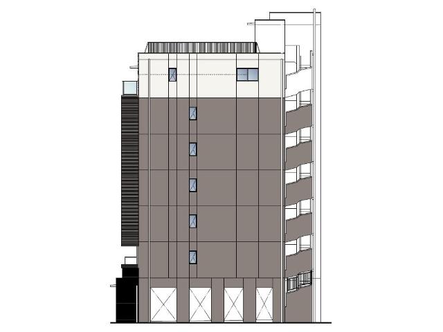 仮）南砂３丁目店舗マンション新築工事 完成予想図