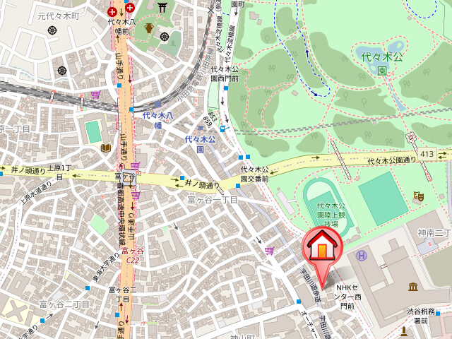 パークフラッツ渋谷神山町9階 null