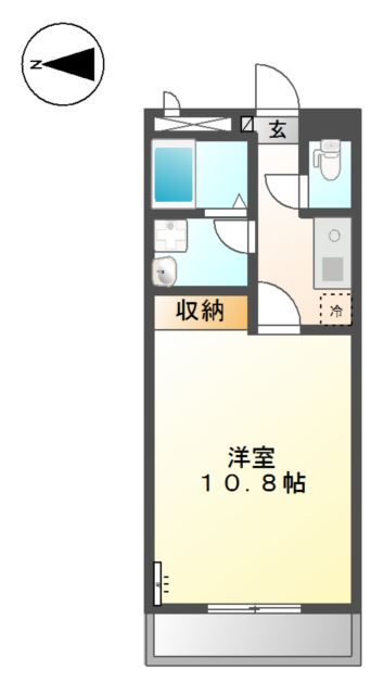 ビオス北朝霞701号室 間取
