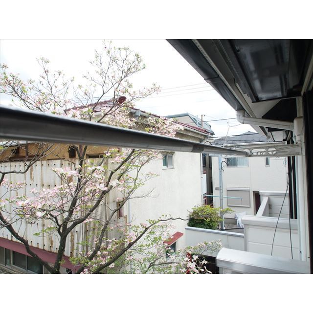 サザングラス202号室 物干しアームあり