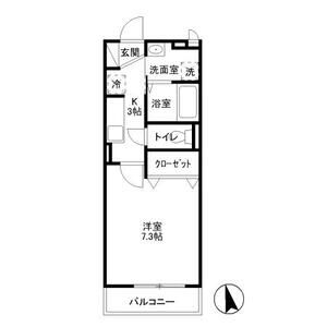 グランモア青葉202号室 間取