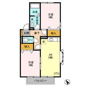 メゾンベール201号室 間取