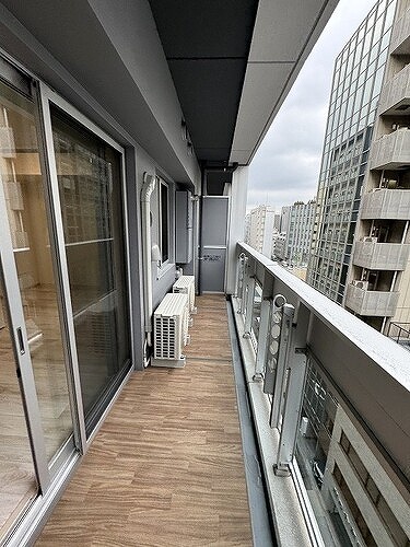 ライオンズ千代田岩本町ミレスーＫＤＡ8階 バルコニー　※2024年4月撮影