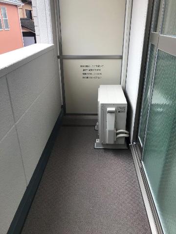 ベルガモット210号室 ベランダ