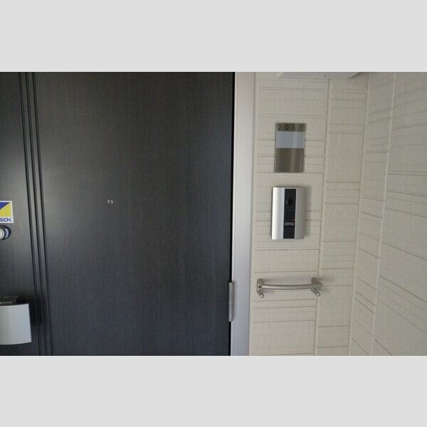 エムズ　バーレイ湘南平塚205号室 TVインターフォン、傘かけ