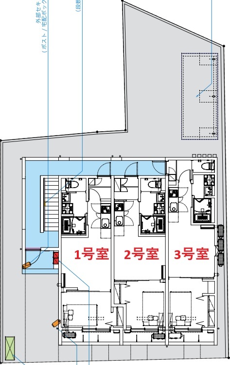 ｒｏｂｏｔ　ｈｏｍｅ　Ｋａｎａｍａｃｈｉ3階 部屋その他
