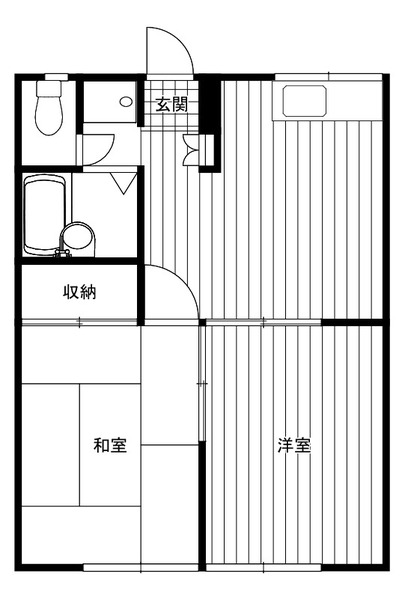 エステートピア椿峰C101号室 間取