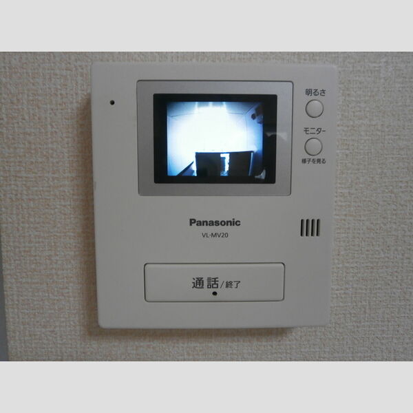 クレスト平山203号室 モニター付きインターフォン