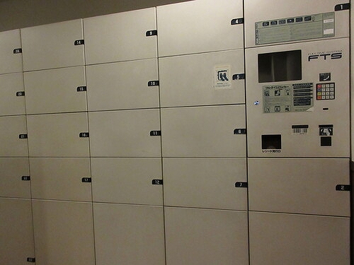 ライオンズステーションタワー松戸9階 宅配ボックス　※前回募集時／2024年2月の写真