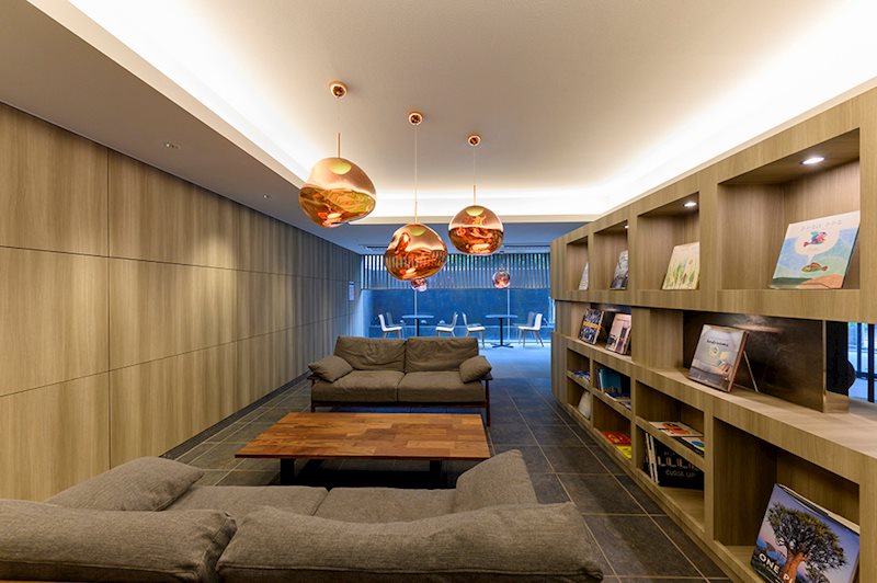 レジディア祐天寺1階 共用スペース