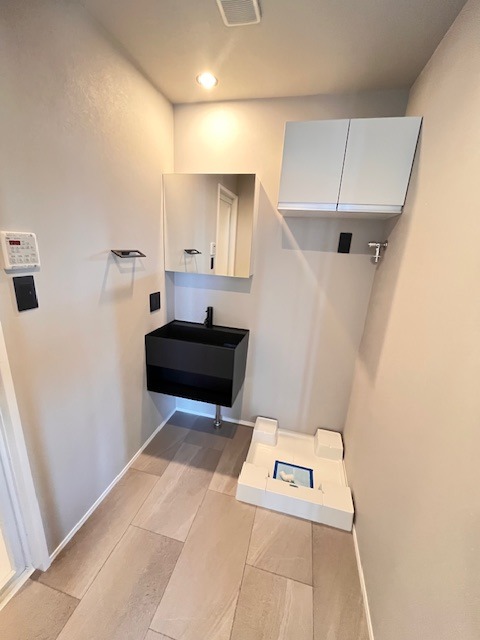 レジディアタワー麻布十番12階 脱衣所