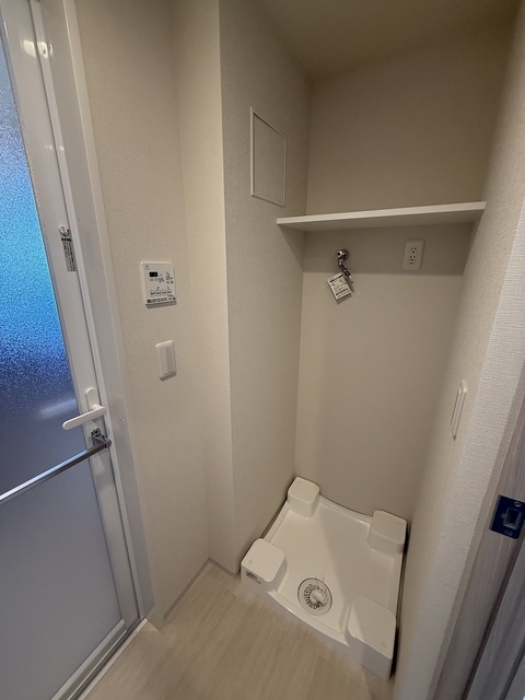 プレディアコート三軒茶屋402号室 洗濯機置き場　2025年10月撮影