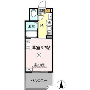 パティオ坂巻303号室 間取