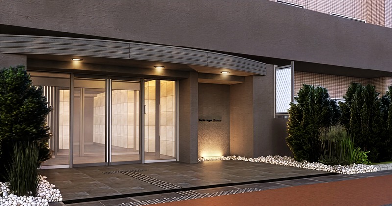 Belleviage Shimura1階 共用部完成イメージ