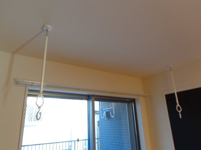 ベリタ202号室 室内物干し