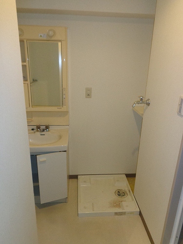 リバーサイド２ 室内洗濯機置場　※2015年11月撮影