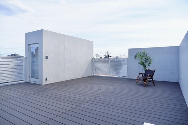 Bark Lane 西大井 屋上にルーフバルコニー