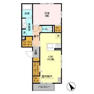 イルミネイト302号室 間取