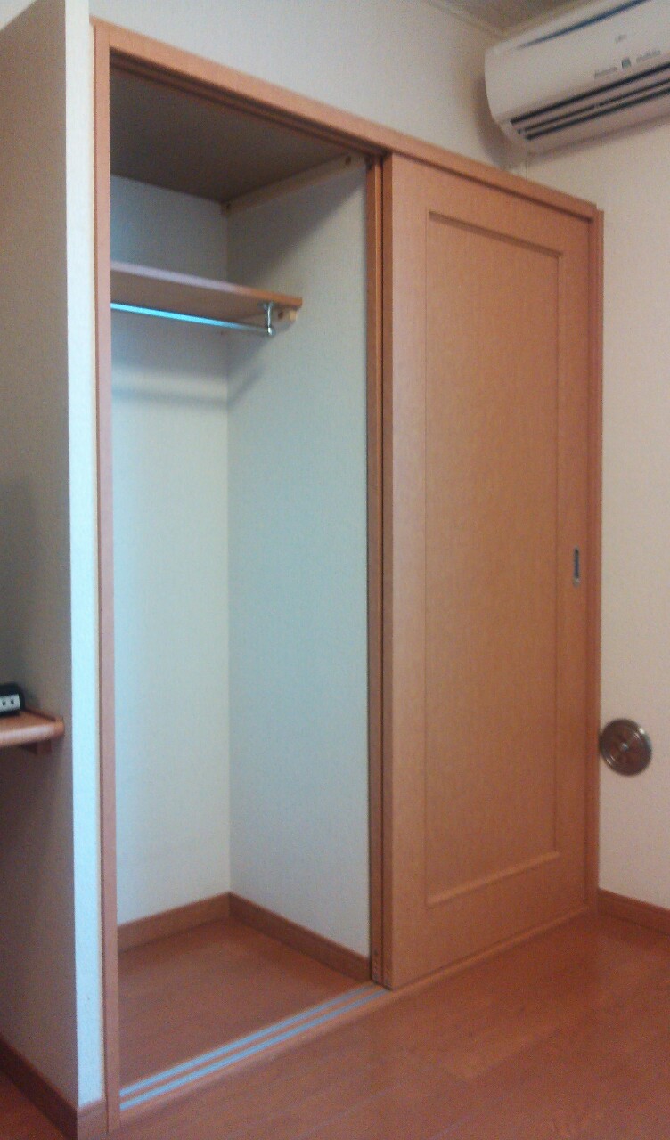 レオパレスＧＯＬＤ　ＬＥＯ　Ⅲ208号室 衣類がたくさん掛けられます