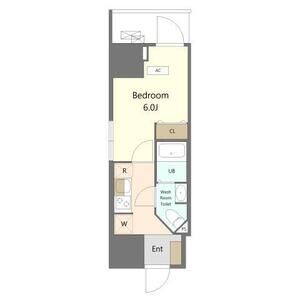 Alivis船橋East.WestEast1503号室 間取