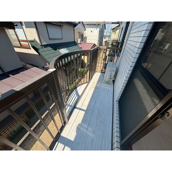 小川コーポ バルコニー