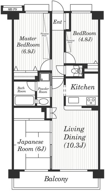 クリオ西川口伍番館5階 間取
