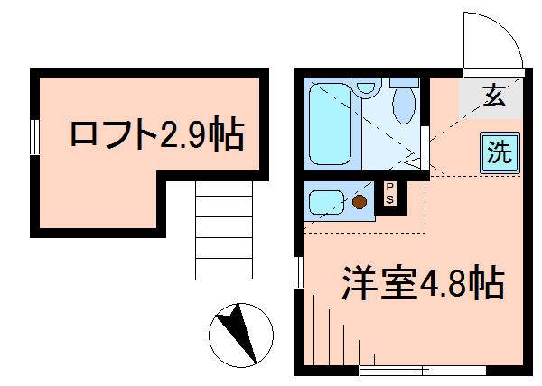 ケーンヒル田端3階 間取