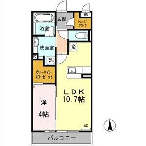 マリアエレナ302号室 間取