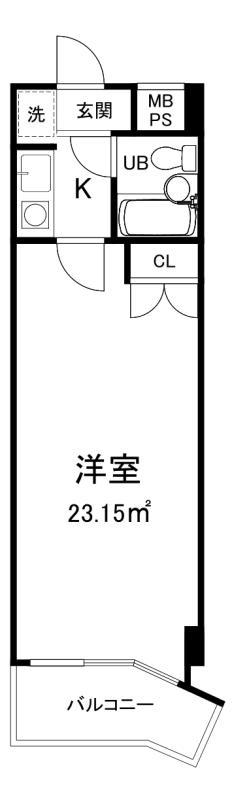 タピエスRフラット2階 間取り図