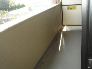 ＴＨ・ルミナス106号室 ベランダ