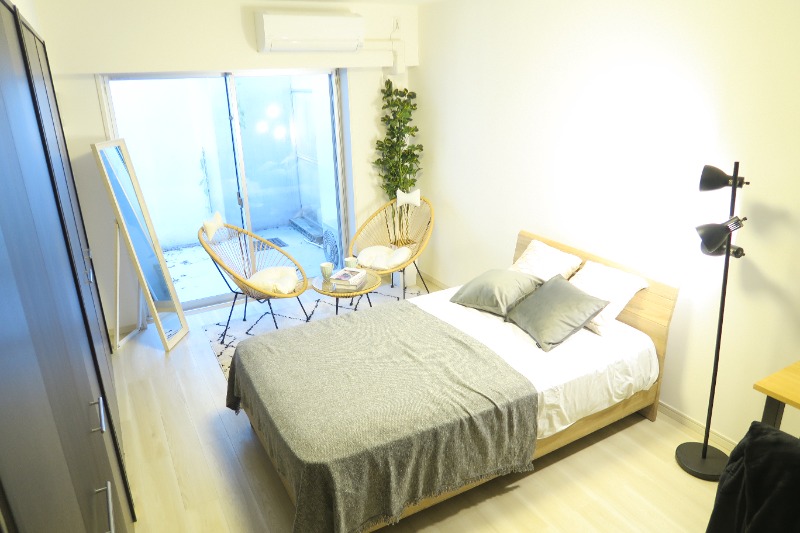 白金高輪レジデンス1階 ※現在モデル家具の設置は御座いません。