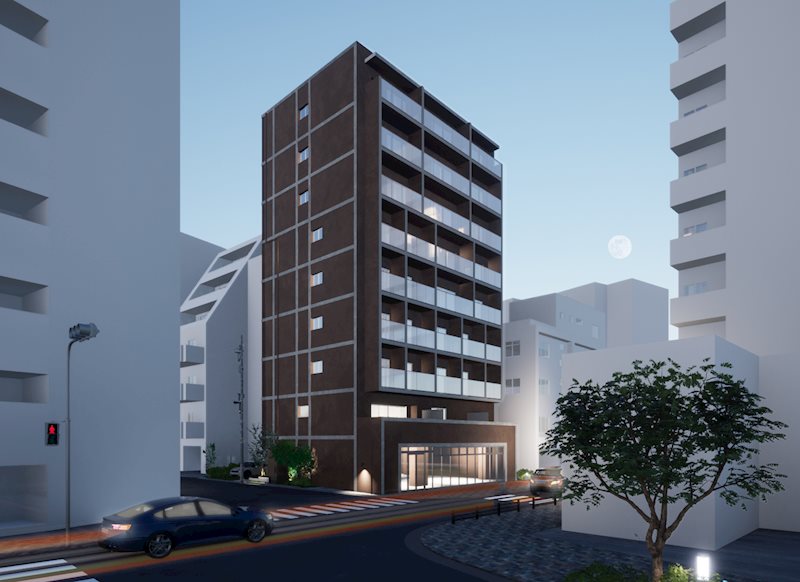 クレヴィアリグゼ日暮里根岸3階 外観