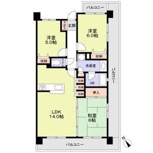 グランダジュール千葉みなと304号室 間取