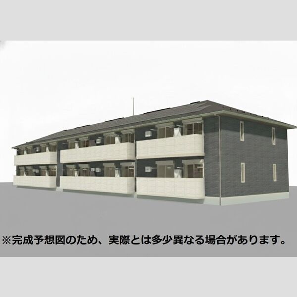 フォレストウッド　A棟103号室 ※完成予想図につき、実物とは多少異なる場合があります。