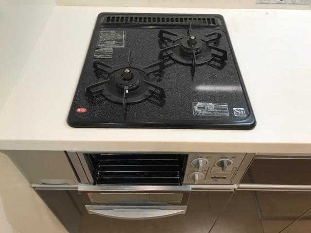 エムネージュ薬円台105号室 ビルトインコンロ2口