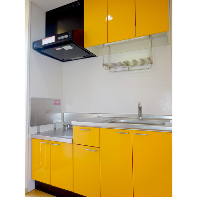 クリスタルコートＢ ガスコンロ設置可のシステムキッチン