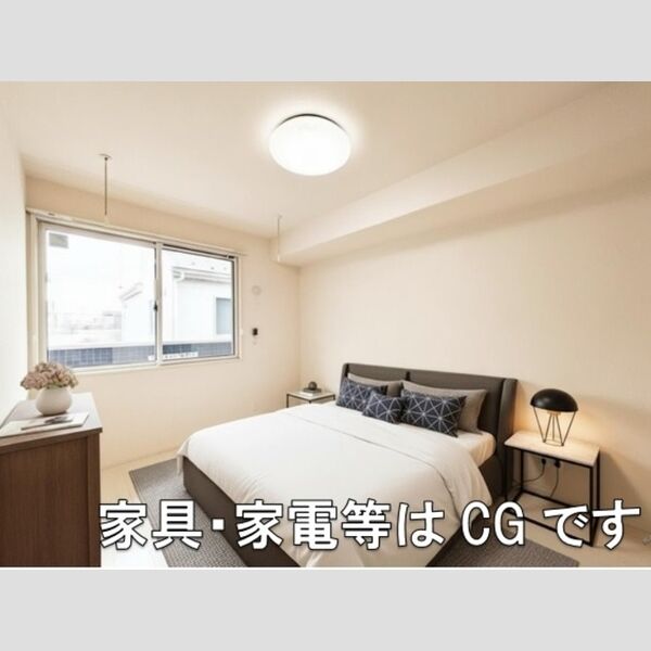 K-プレイス・レイクタウン Ⅱ202号室 洋室　※家具・家電等はCGです