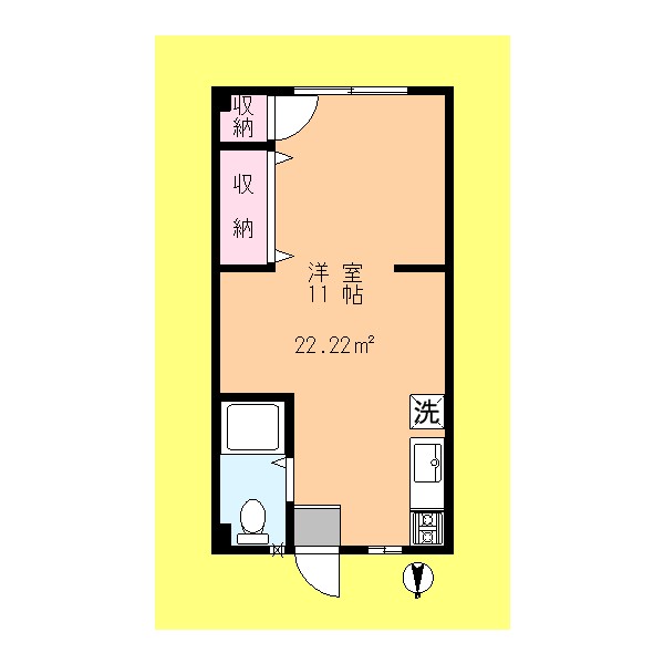第一マンション1階 間取