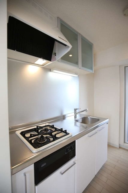 アクシア池袋 システムキッチン（2口ガスコンロ）