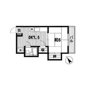 テラス三ノ輪601号室 間取