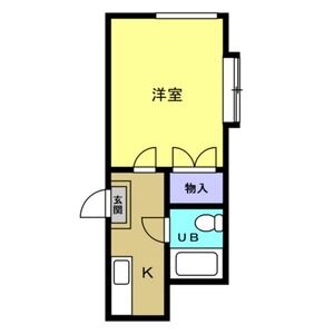 ティーラ伊勢原105号室 間取