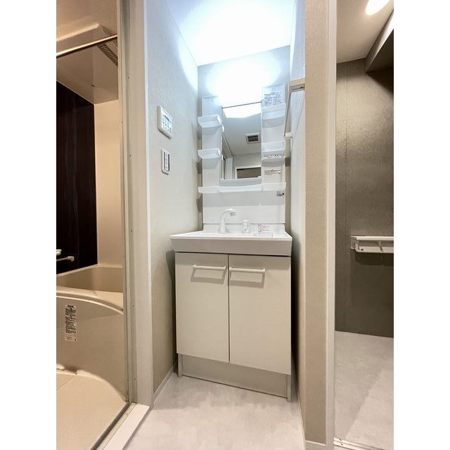 ソルフィー金町102号室 シャワー水栓でお掃除も楽々