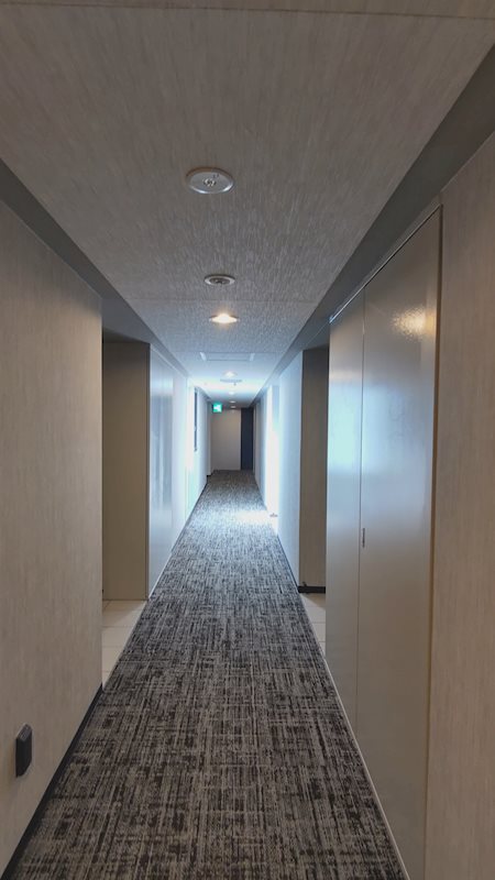 レジディア月島Ⅱ2階 12階共用廊下